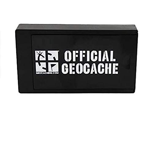 Official Geocaching Magnetic Box, Versteck magnetische Dose schwarz mit Logo Geocache Versteck - Neu von geo-versand