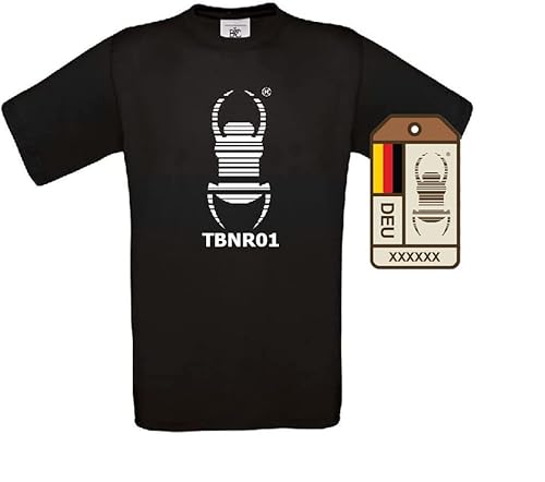 geo-versand Travelbug Geocaching T-Shirt Shirt Trackbar Geocacher Geschenk Bekleidung S -5XL von geo-versand