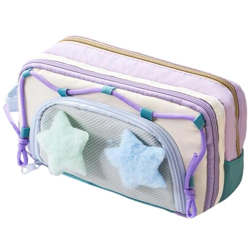 Federmäppchen Tasche - Großes Fassungsvermögen Stifteetui Organizer,Schreibzeugtasche Mit 8 Fächern Für Radiergummi Lineal Marker Notizen Schüler Lehrer Kindergarten Reise Rucksack Geburtstag Weihnach von gifyym