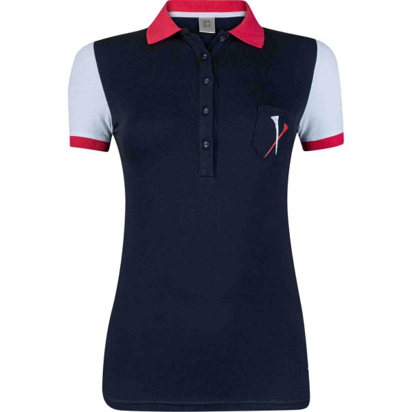 girls golf Polo Tee Time navy von girls golf