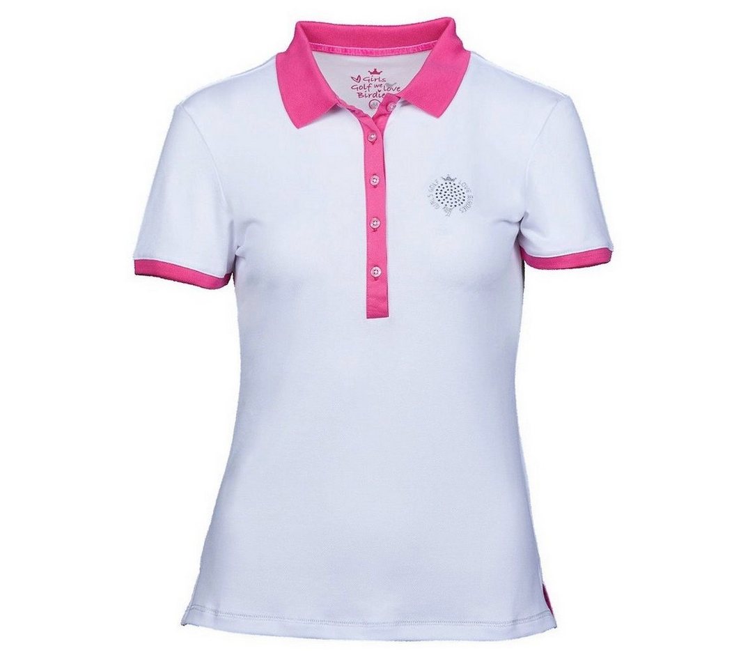 girls golf Poloshirt Girls Golf Golf Love Polo White von girls golf