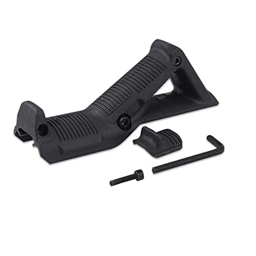 gotyou Angled Fore Grip,Üblich Frontgriff Airsoft,Angled Ergonomic Grip,Nylon AFG1 Dreiecksgriff vorne für 20mm Weaverschienen,Schwarz gotyou Angled Fore Grip,Üblich Frontgriff Airsoft,Angled Ergonomic Grip,Nylon AFG1 Dreiecksgriff vorne für 20mm Weaverschienen,Schwarz von gotyou