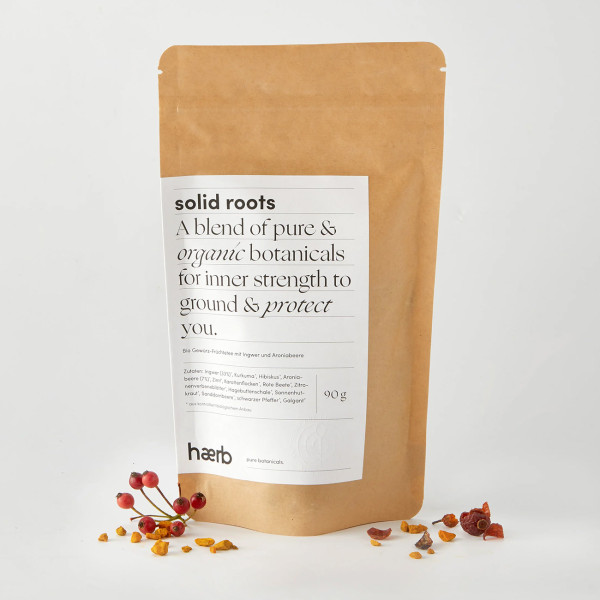 Solid Roots Tea - Ingwer und Aroniabeere von haerb