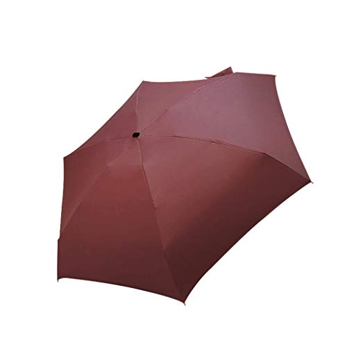 Mini Regenschirm Sturmschirme Faltbare Regenschirm Sonnenschirm leichte Sonnenschirm Sonnenschirm Flache Regenausrüstung Leuchtende Regenschirme von hahuha