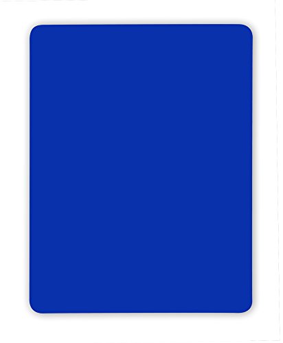 handball fanshirts. de Blaue Karte für Schiedsrichter 9 x 12 cm PVC neonfarben regelkonform ohne Logo von handball fanshirts. de