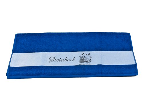 Badetuch Duschtuch Handtuch mit Sternzeichen Steinbock Bedruckt 50x100cm oder 70x140cm (Badetuch 70x140cm, Royalblau) von handmade-in-nb by ComProjekt Foto