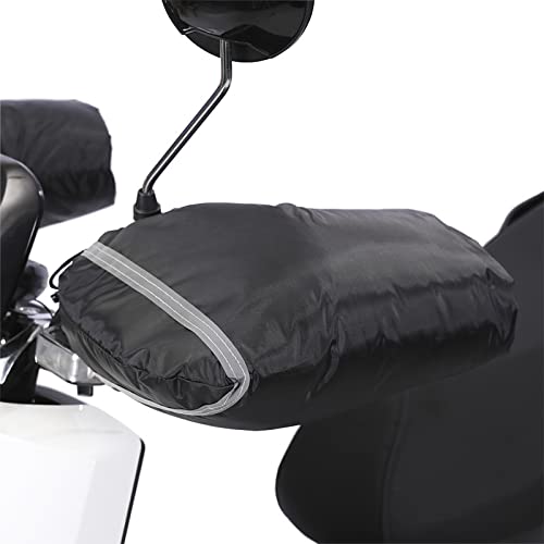 Handschuhe Kälteschutz Motorradlenker Stulpen Lenker Handshuhe Winddicht Winter Warm Lenkerhandschuhe Fahrrad Motorrad Roller Lenkerstulpen Plüsch Gefüttert Handschutz Lenker Winterandschuhe von haozaikeji