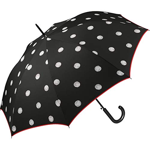 Regenschirm Black & White Dots - Stockschirm Automatik von happy rain