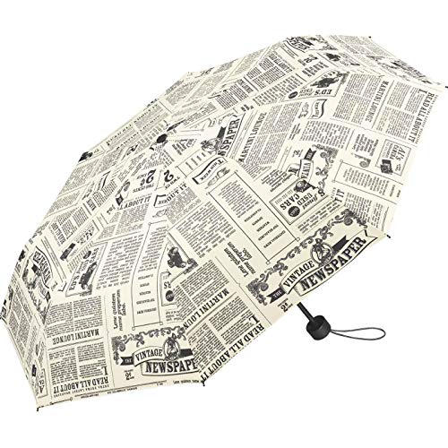 Regenschirm Newspaper - Taschenschirm Handöffner von happy rain