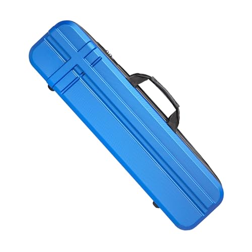 harayaa Angelruten Aufbewahrungstasche, Hartschalen Tragetasche, Große Angelwerkzeug Aufbewahrungstasche, Tragbarer Angelruten Koffer, 70cm Blau von harayaa