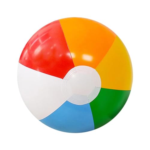 harayaa Aufblasbarer Wasserball, Schwimmbadspielzeug, Strandspielzeug, aufblasbarer Ball für Kinder und Erwachsene, 6 Farben von harayaa
