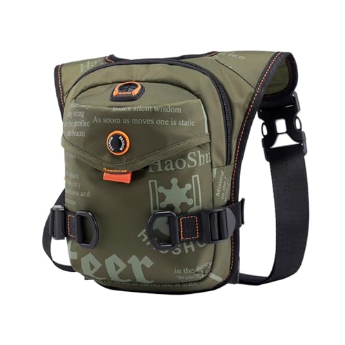 harayaa Bag Herren Brusttasche Tragbare Hüfttasche Tasche Hüfttasche für Radfahren Wandern Sport, Grün von harayaa