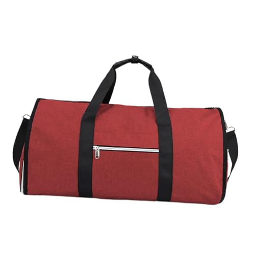 harayaa Kleidersack, große Business-Reisetasche für Herren für Outdoor-Business-Camping, Rot von harayaa