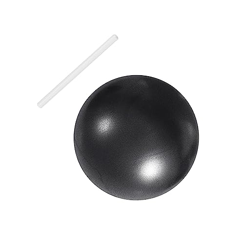 harayaa Kleiner Pilates-Ball, Yoga-Ball, 22,9 cm, robuster Ball, Trainingsball zum Dehnen, Heim-Fitnessstudio, Balance, verbessert das Gleichgewicht, Schwarz von harayaa
