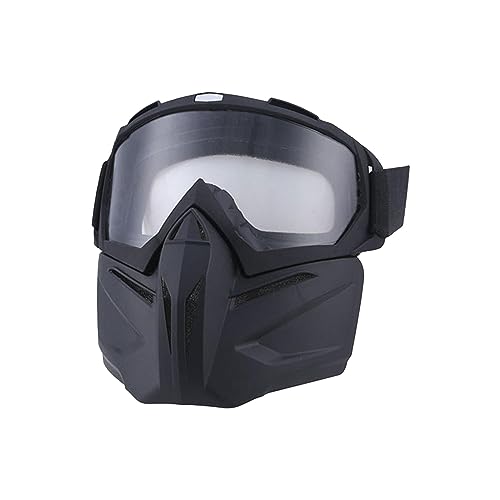 harayaa Motorrad-Reitbrille, Helmbrille, Motocross-Brille, Rennradbrille für Motorradfahren, saubere Linse von harayaa