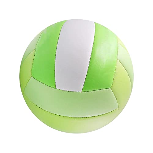 harayaa Volleyballspiel Volleyballspiel Professioneller Standard-Soft-Touch-Volleyball der Größe 5 Indoor-Outdoor-Volleyball für Erwachsene und Jugendliche, GRÜN von harayaa