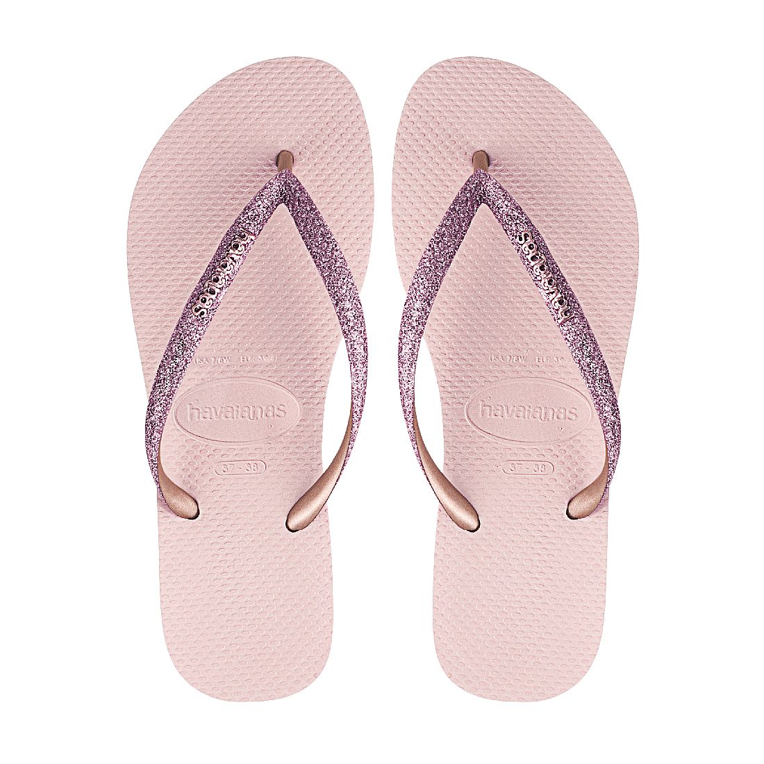 Havaianas H. SLIM Glitter FC Damen Sandale Zehentrenner Badelatsche 4143975 0076... von Havaianas