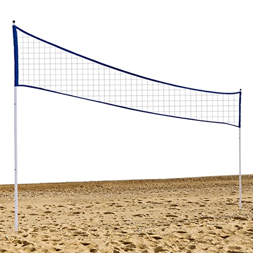 higyee Volleyballnetz-Set - Strapazierfähiger Verstellbarer Badminton-Netzständer | Faltbarer Tennisnetzständer für Kinder und Erwachsene, Geburtstagsgeschenke von higyee