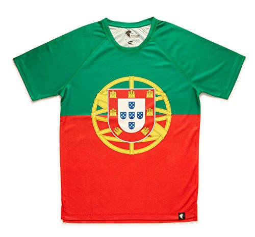 hoopoe running apparel Portugal Herren Hemd, Kurzarm, Laufen, Gym #APortuguesa Größe M von hoopoe running apparel