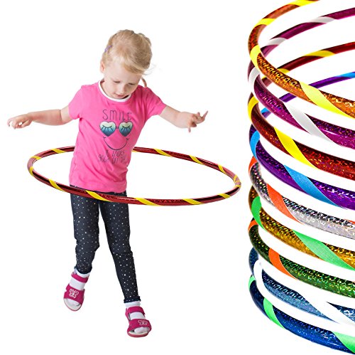 Funny Kinder Hula Hoop Reifen Ø80cm, Rot-Gelb von hoopomania