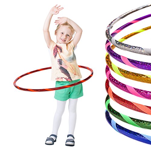 Glamour Kinder Hula Hoop Reifen Ø60cm, Rot-Orange von hoopomania