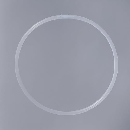 Hula Hoop Rohling, PP (Polypropylen) 19mm, Transparent, Ø60cm von hoopomania