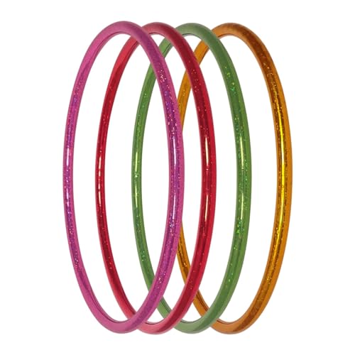 Hoopomania Kinder Hula Hoop Reifen mit Sternen Muster, Ø60cm, Rot von hoopomania