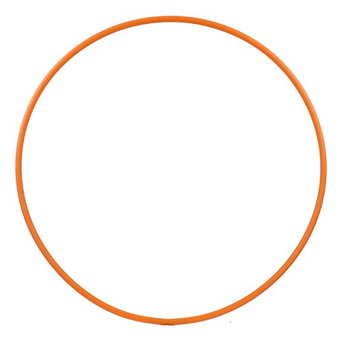 HOOPOMANIA Hula Hoop Rohling 16mm [80cm - orange] – Hula Hoop Ring aus HDPE und einfarbig von hoopomania