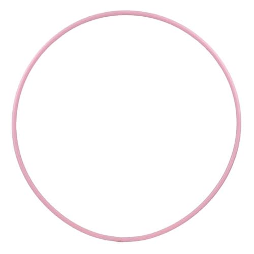 HOOPOMANIA Hula Hoop Rohling 16mm [60cm - rosa] – Kleiner Hula Hoop aus robustem HDPE von hoopomania