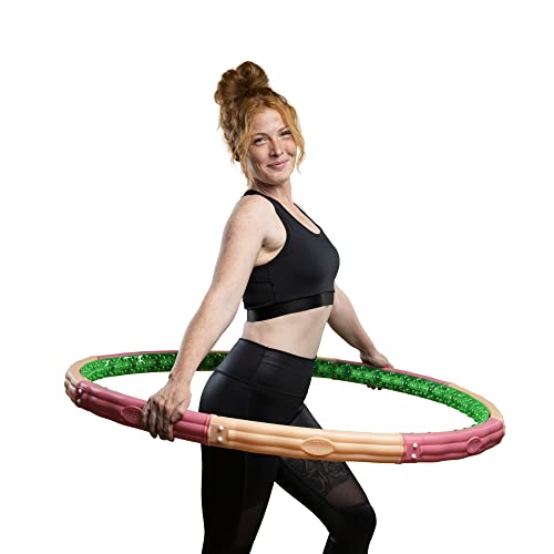 HOOPOMANIA Titan Hoop [3,1 kg] Hula Hoop Reifen schwer für Erwachsene – Fitness Hula Hoop von hoopomania