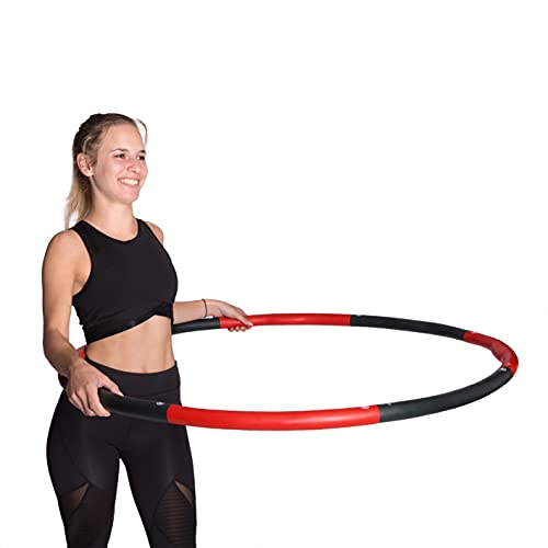 HOOPOMANIA Weight Hoop [1,5 kg] Hula Hoop Reifen zum Abnehmen – Hulahoop für Erwachsene von hoopomania