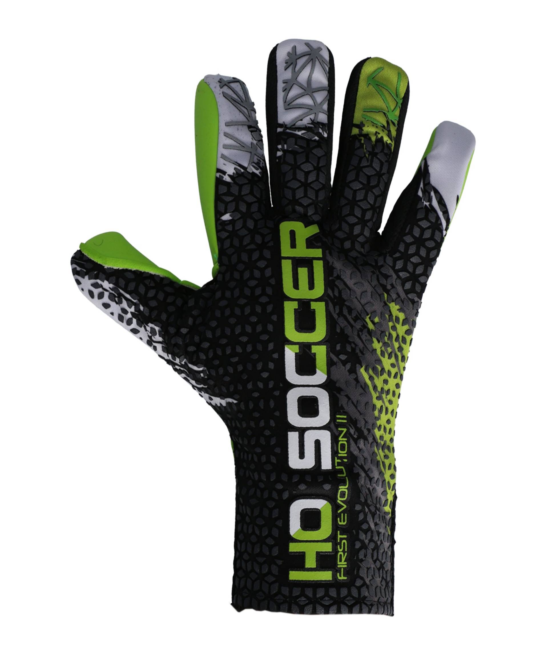 HO Soccer First Evolution II ROLL/NC TW-Handschuhe Schwarz von hosoccer