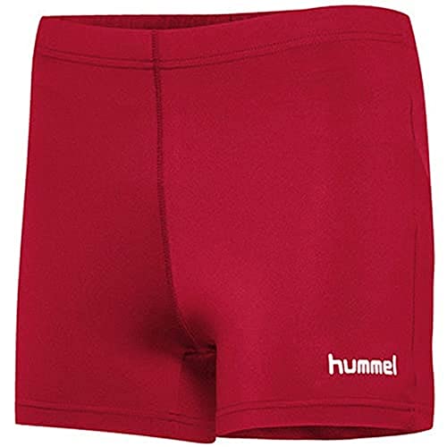 HUMMEL MÄDCHEN CORE Kids Hipster Shorts, True RED, 128 von hummel
