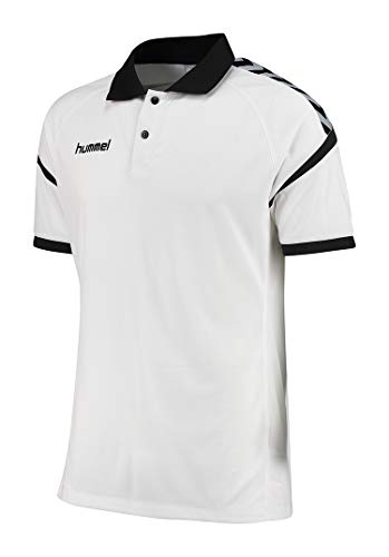 HUMMEL MÄNNLICH AUTH. Charge Functional Polo Poloshirt, White, XL von hummel