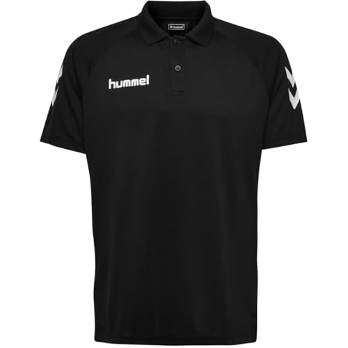 HUMMEL MÄNNLICH CORE Functional Polo Hemd, Black, L von hummel