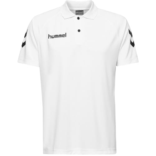 HUMMEL MÄNNLICH CORE Functional Polo Hemd, White, L von hummel