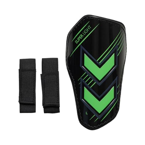 Hummel, hmlSHIN Guards SUPER Light, Black/Green Gecko, S von hummel