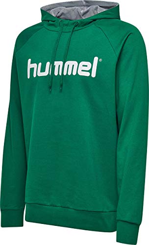 Hummel Herren Hmlgo Cotton Logo Hoodie Kapuzenpullover, Evergreen, XXL EU von hummel