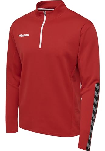 hummel Authentic Halfzip Sweatshirt F8745 rot, 2XL Herren von hummel