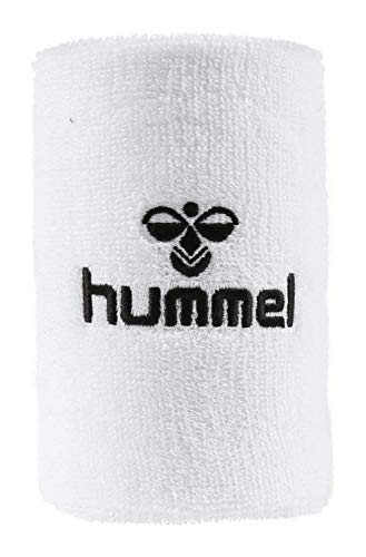 Hummel Unisex Schweißband Old School Big Wristband 099014 White/Black One Size von hummel