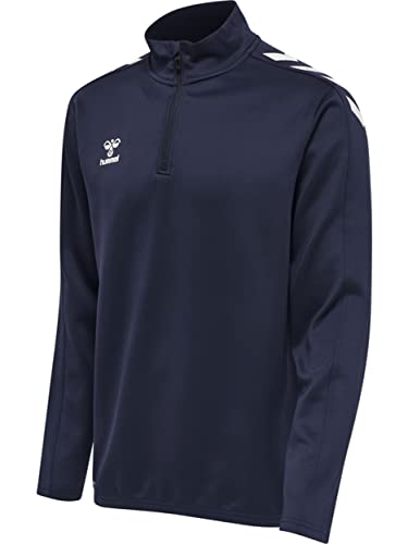 hmlCORE XK HALF ZIP POLY SWEAT, Blau (MARINE), m von hummel