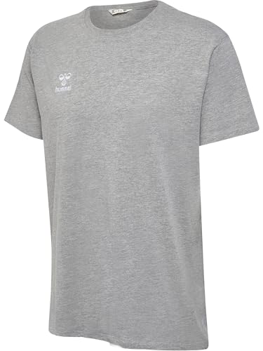 hummel Herren Hmlgo 2.0 S/S T-Shirt, Grey Melange, XXL EU von hummel
