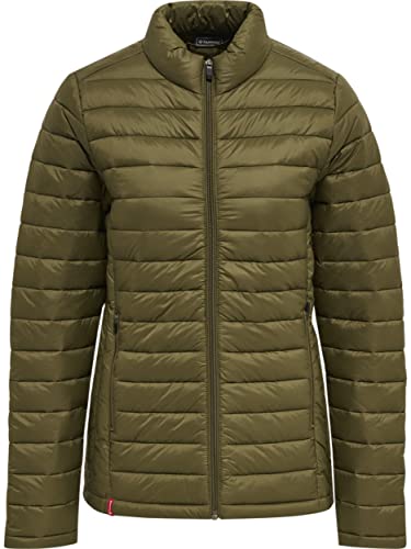 hummel, hmlRED QUILTED JACKET WOMAN, DARK OLIVE, M von hummel