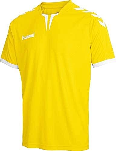 hummel CORE SS Poly Jersey T-Shirt, Sports Yellow PR, XL von hummel