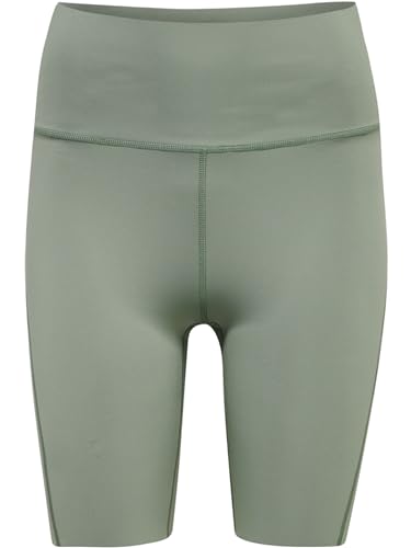 hummel Damen Hmlmt Grace Hw Tight Shorts, Lily Pad, XS EU von hummel