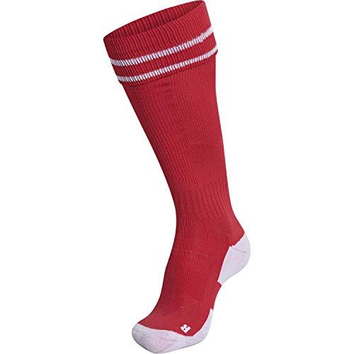 hummel Unisex Element Football Socken, True Rot/Weiß, 35-38 EU von hummel