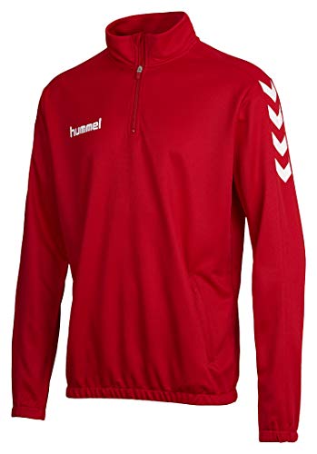 hummel Herren Core 1/2 Zip Sweatshirt, True Red, XL EU von hummel