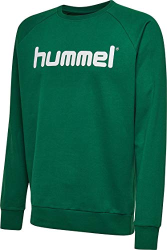 Hummel Herren Hmlgo Cotton Logo Sweatshirt, Evergreen, XL EU von hummel