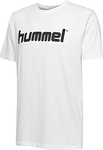 hummel Herren Hmlgo bomuldslogo T shirts, Weiß, 3XL EU von hummel