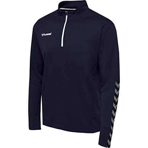 hummel Hmlauthentic Half Zip Sweatshirt Herren Multisport Mit Kurzem Reißverschluss von hummel